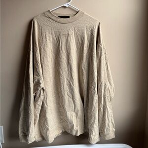 Essentials Men's Tan Long Sleeve